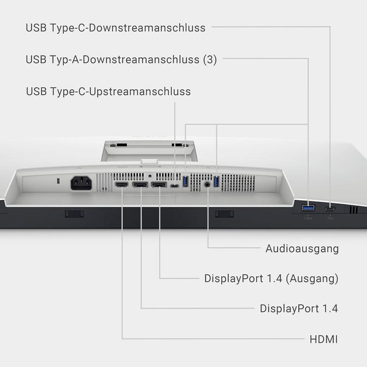 Actual product image Dell UltraSharp U2724D (2560 x 1440 pixels, 27")
