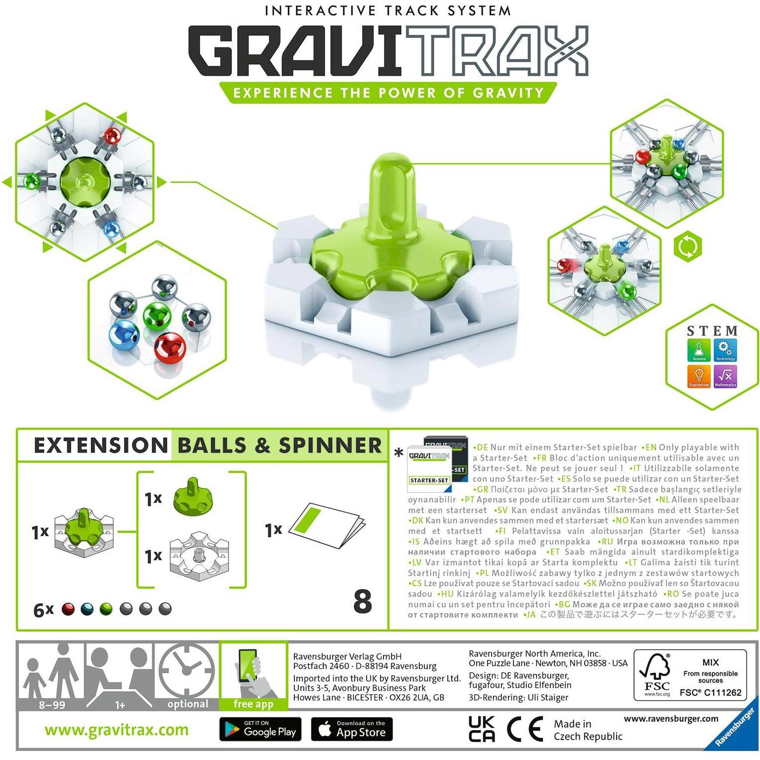 Thumbnail - Ravensburger GraviTrax Balls & Spinner