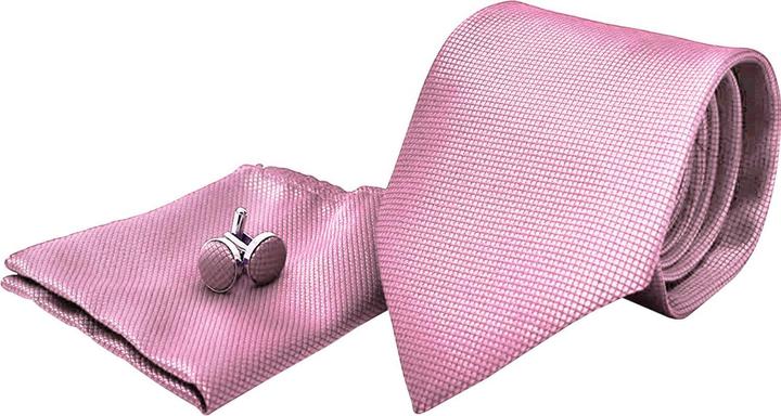Immagine prodotto JTI Accessori per costumi | cravatta + fazzoletto + gemelli - Rosa