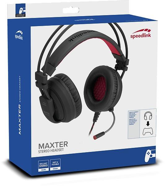 Image du produit Speedlink MAXTER - Casque stéréo pour PS4 (Filaire)