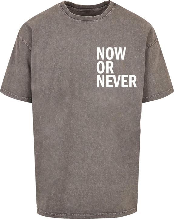 Produktbild Merchcode Now Or Never Acid Washed Heavy Oversized Tee - 112647 (M)