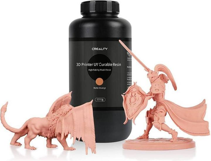 Creality High Precision Model Resin - Clay Red - 1kg (Orange, 1200 g)