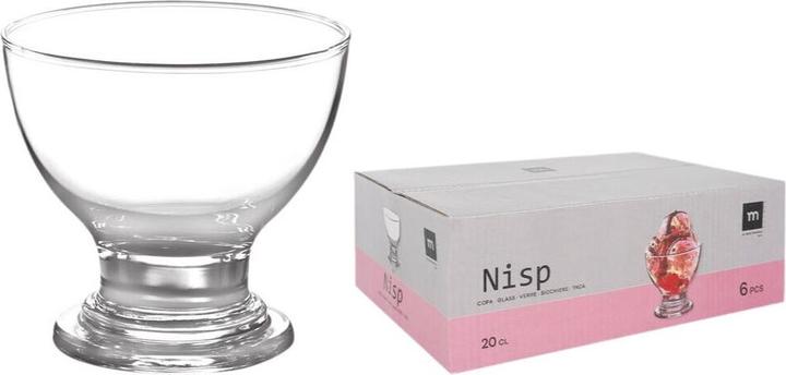 Actual product image La Mer Eiscreme- und Milchshakes-Becher NISP 0,2 L 6 Stücke (6 Stück) (0.20 l, 6 x)