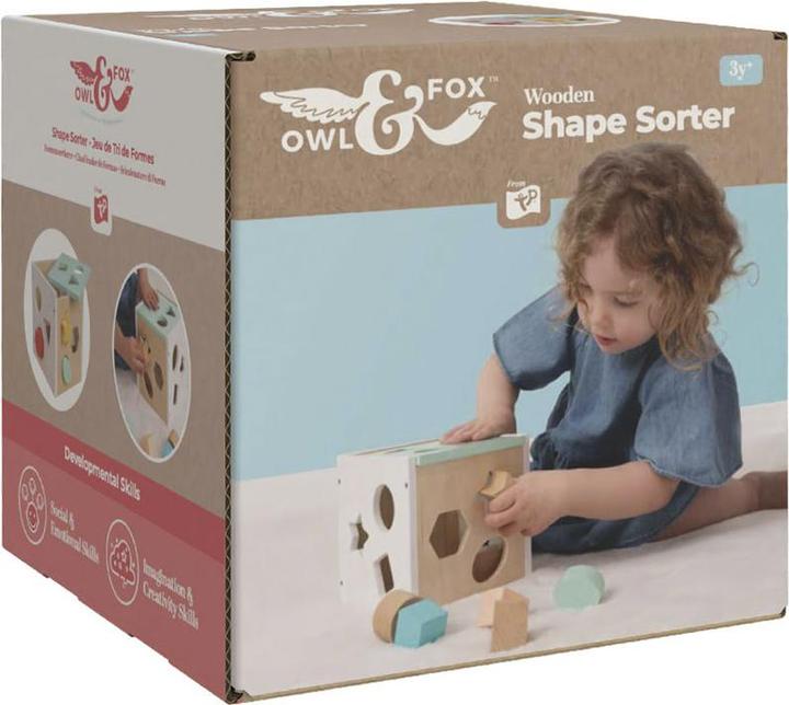 Actual product image Owl & Fox Holz Formsortierer FSC