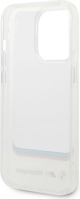 Productafbeelding BMW Hoesje BMHCP14X22HMCH iPhone 14 Pro Max 6,7" biały/wit Transparant Centrum (Apple iPhone 14 Pro Max)