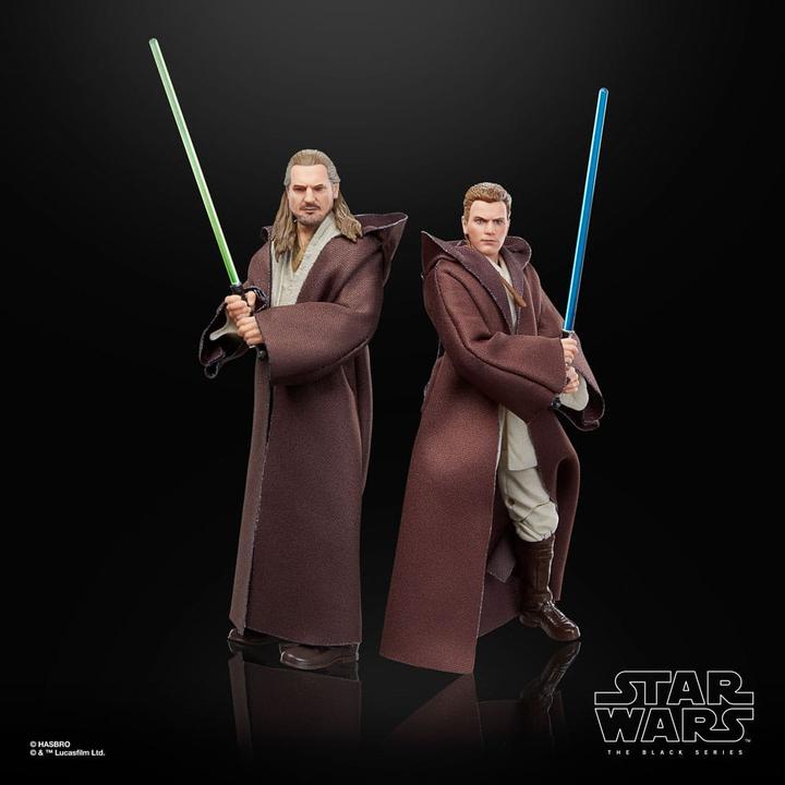 Immagine prodotto Hasbro Star Wars Episodio I Serie Nera - Figure d'azione 3-Pack Qui-Gon Jinn, Darth Maul, Obi-Wan Kenobi 15