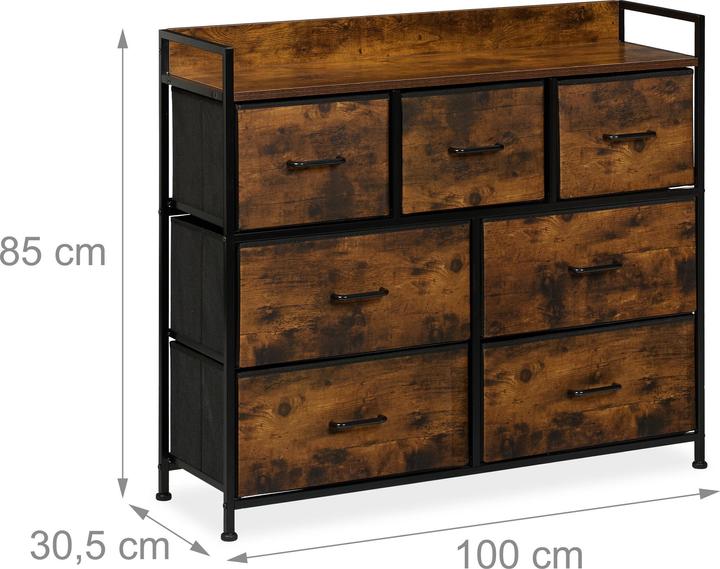 Productafbeelding Relaxdays Commode (100 x 30,5 x 85 cm)