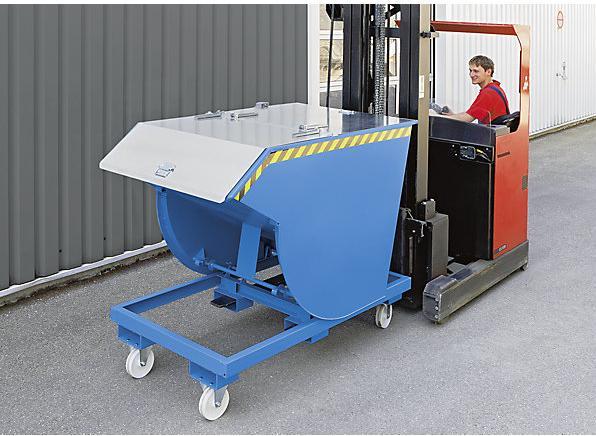 Actual product image eurokraft pro Tilting container, narrow design (750 l)