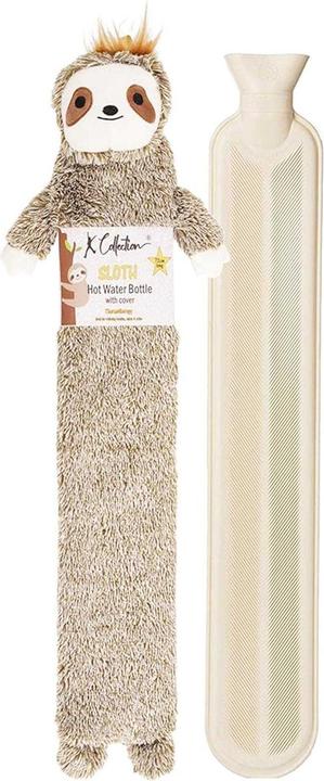 Image du produit K Collection - Bouillotte et housse motif/style Paresseux (2 l, Bouteille de lit avec housse)