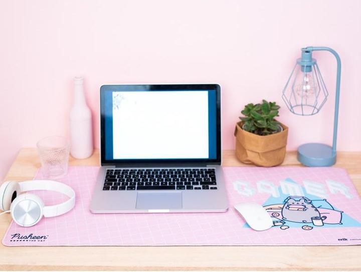 Actual product image Grupo Erik PUSHEEN - Gamer - Tapis de Bureau XL (XXL)