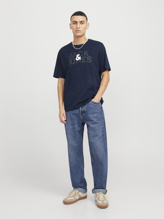 Actual product image Jack & Jones Logo round neck T-shirt T-shirt (L)
