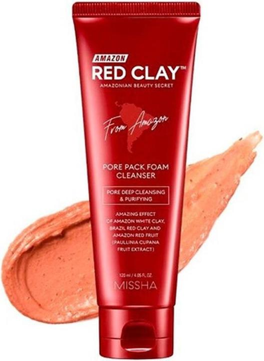 Actual product image Missha Amazon Red Clay™ (Cleansing Foam, 120 ml)