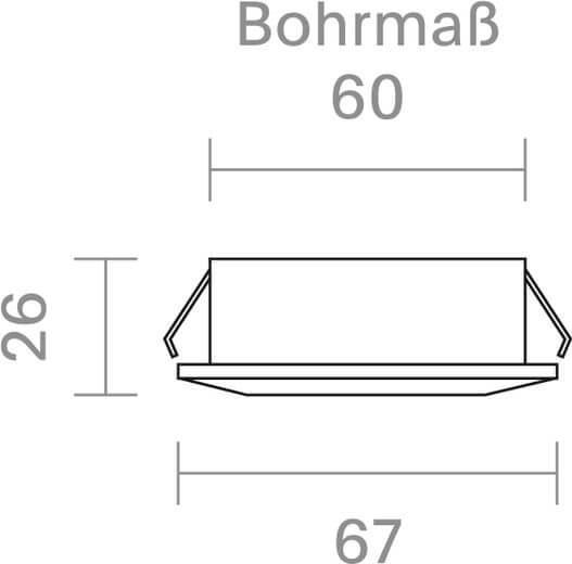 Immagine prodotto Sigor Luce da incasso Diled 5W 280lm 3000K Downlight nero 36° dimmerabile (280 lm)