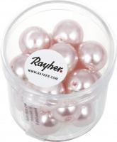 Produktbild Rayher Renaissance Glaswachsperlen, 12mm ø, rosé, 21 S