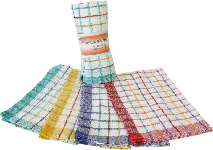 Produktbild Casativo Geschirrtücher aus 100% Baumwolle, 10er Set (50 x 70 cm)