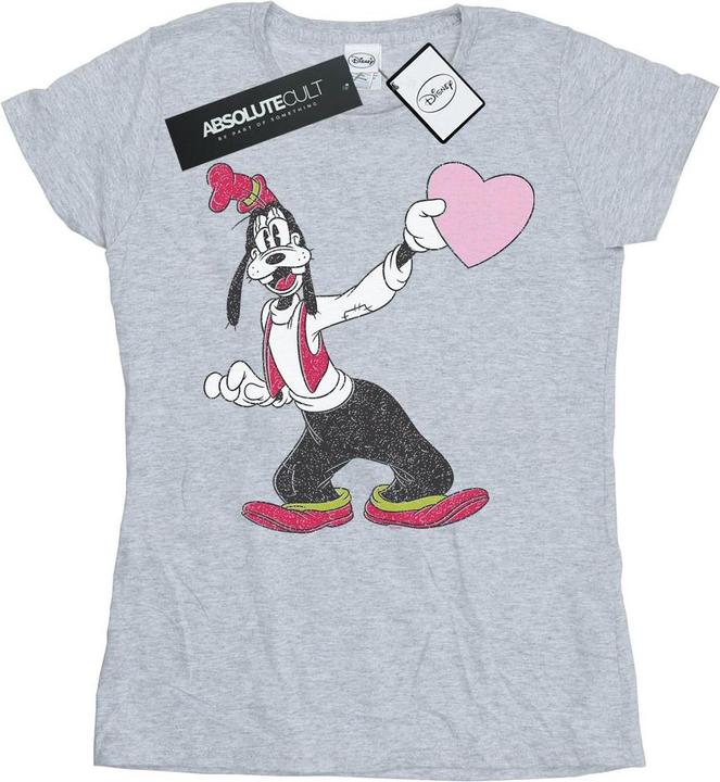Immagine prodotto Disney Goofy Love Heart Maglietta Donna (XXL)