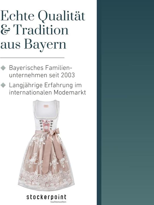 Image du produit Stockerpoint Robe avec tablier en dentelle (36)