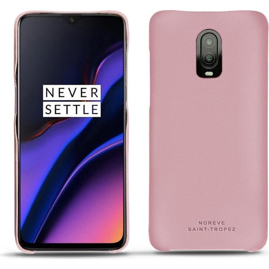 Thumbnail - Noreve Lederschutzhülle (OnePlus 6T), Smartphone Hülle, Rosa
