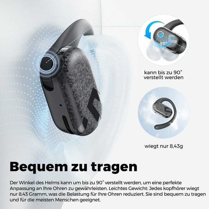 Actual product image Soundpeats TWS Headset Breezy black (ANC, 40 h, Wireless)