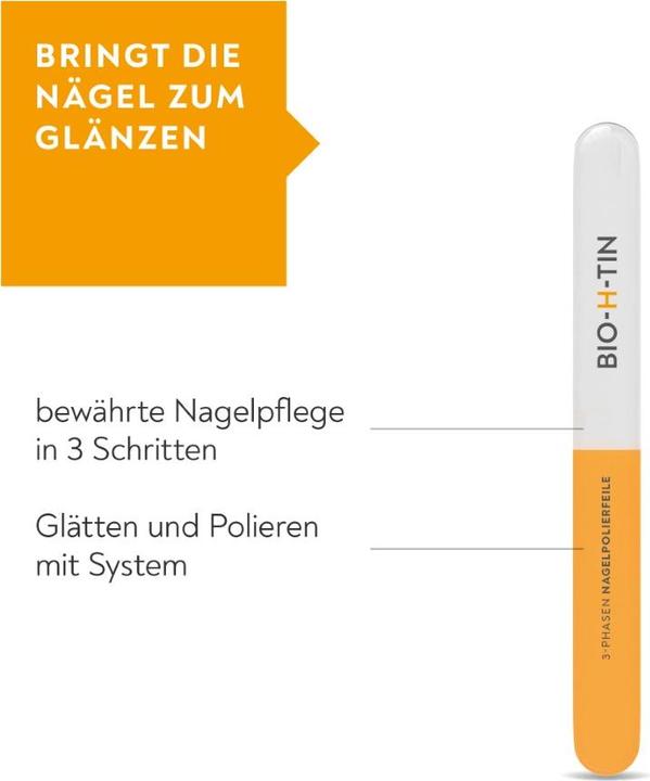 Produktbild Bio-H-Tin 3-Phasen Nagelpolierfeile, 1 St. Feile