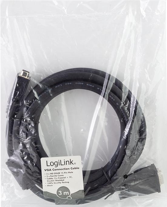 Image du produit LogiLink VGA — VGA (3 m, VGA)