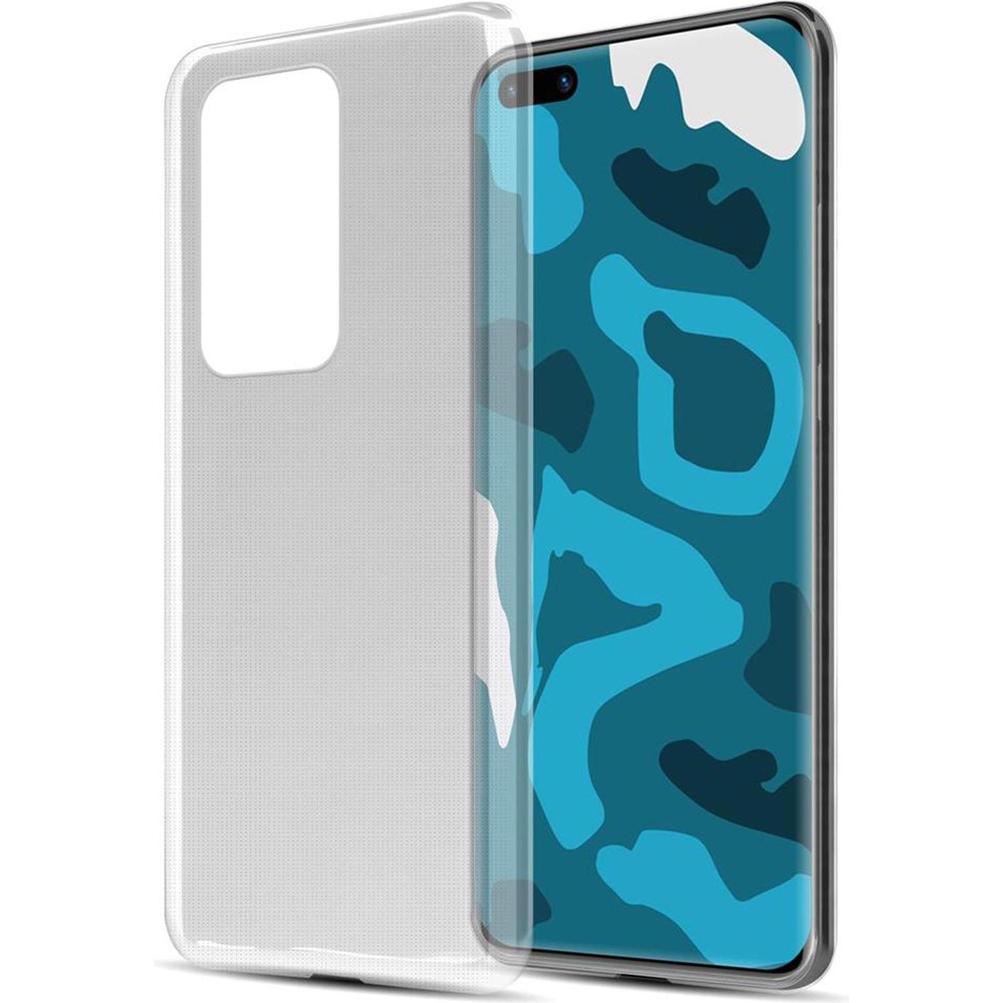 Cadorabo TPU Ultra Slim AIR Cover (Huawei P40 Pro+), Smartphone Hülle, Transparent
