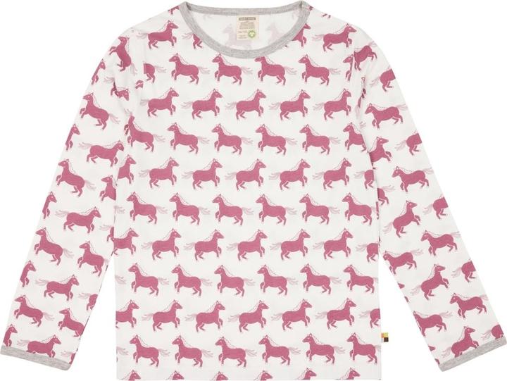 Immagine prodotto loud + proud Camicia Stampa Cavallo Uva (98, 104)