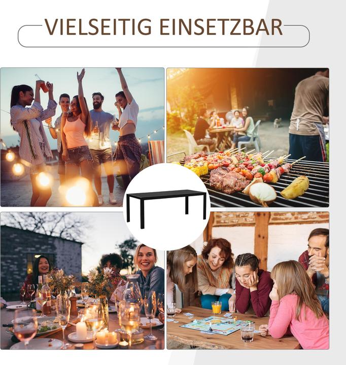 Image du produit Outsunny Table de jardin Polyholz (84.50 cm)