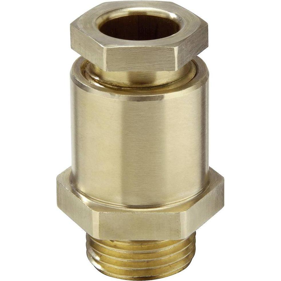 Wiska, Kabelverbindung, 10016850 Kabelverschraubung schlagfest, mit Dichtung M36 Messing Natur 1