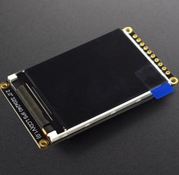 Actual product image DFRobot 2" 320x240 IPS TFT LCD display with MicroSD
