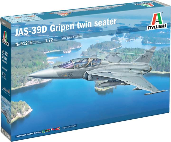 Image du produit Italeri 1:72 JAS-39D Gripen Doppelsitzer