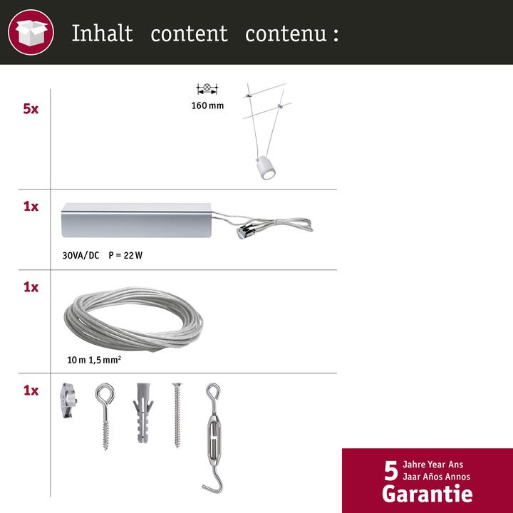 Produktbild Paulmann Wire System TunLED (360 lm)
