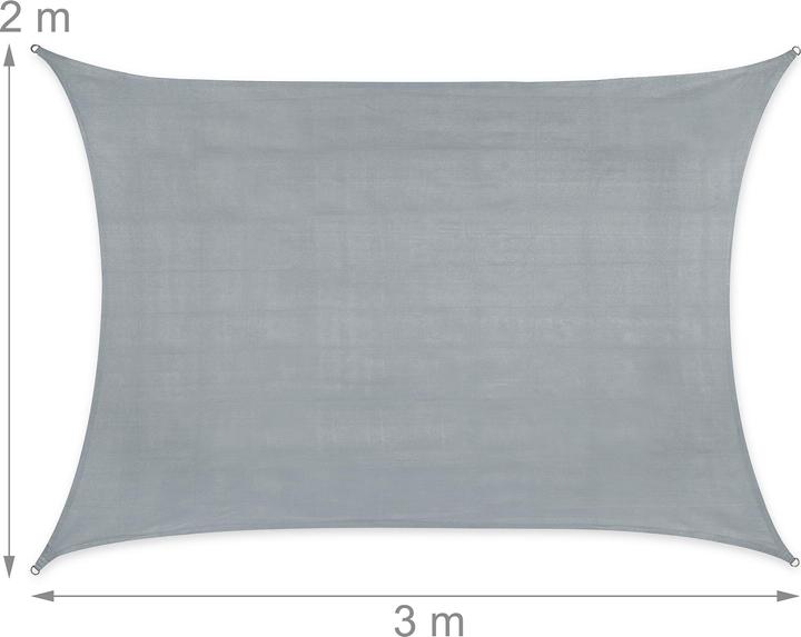 Immagine prodotto Relaxdays Sonnensegel (300 x 200 x 0,2 cm)
