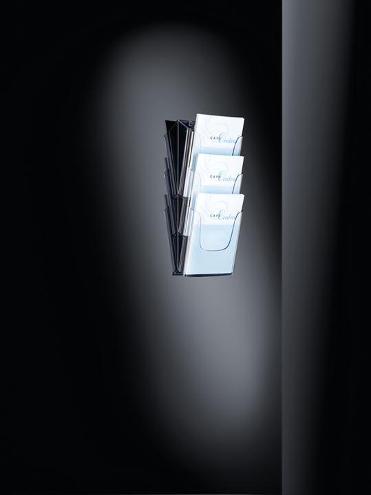 Actual product image Sigel Wall brochure holder with 3 compartments (A4)