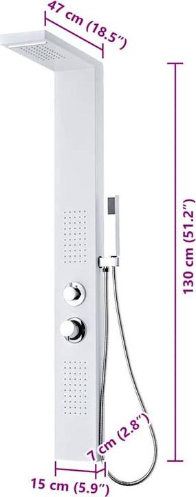 Produktbild vidaXL Duschpaneel