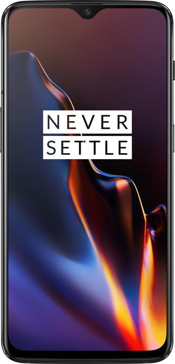 OnePlus 6T (8GB) (128 GB, Mirror Black, 6.41", Dual SIM, 4G)