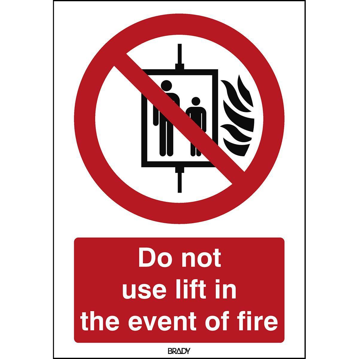 Brady, Etiketten, ISO 7010 Sign - Do not use