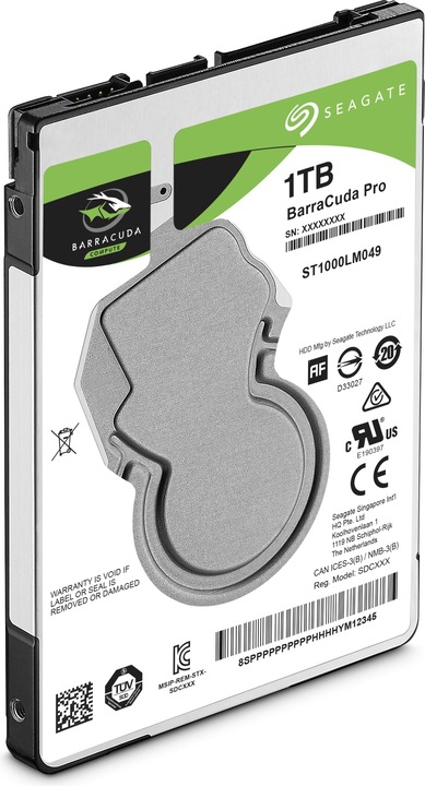 Produktbild Seagate BarraCuda Pro (1 TB, 2.5", SMR)