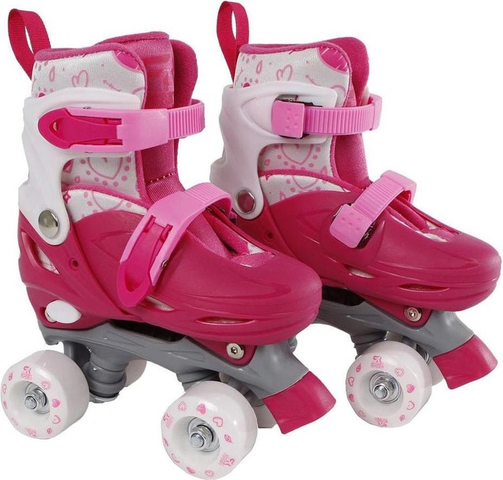 Street Rider Rollschuhe Pink Verstellbar, Grösse 27-31 (30)