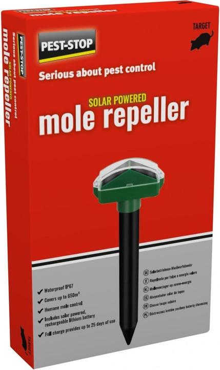 Actual product image Pest-Stop Solar-powered Mole Repeller