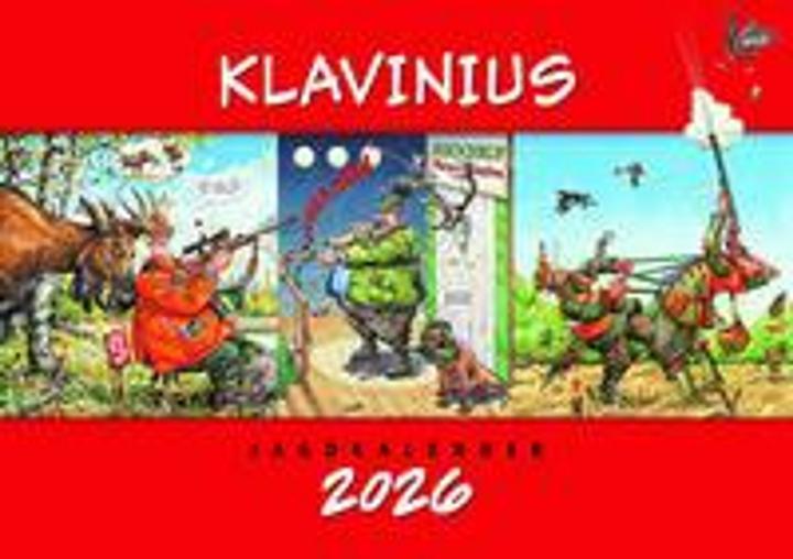 Actual product image Kosmos Haralds Klavinius Jagdkalender 2026 (59.5 x 42 cm)