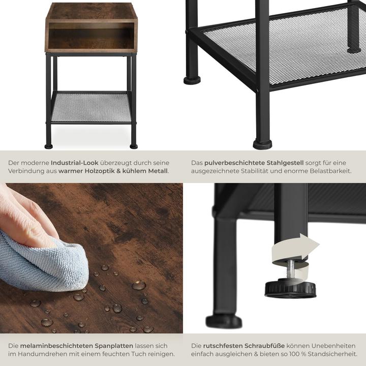 Image du produit tectake Harlow (40.5 x 40.5 x 52.5 cm)