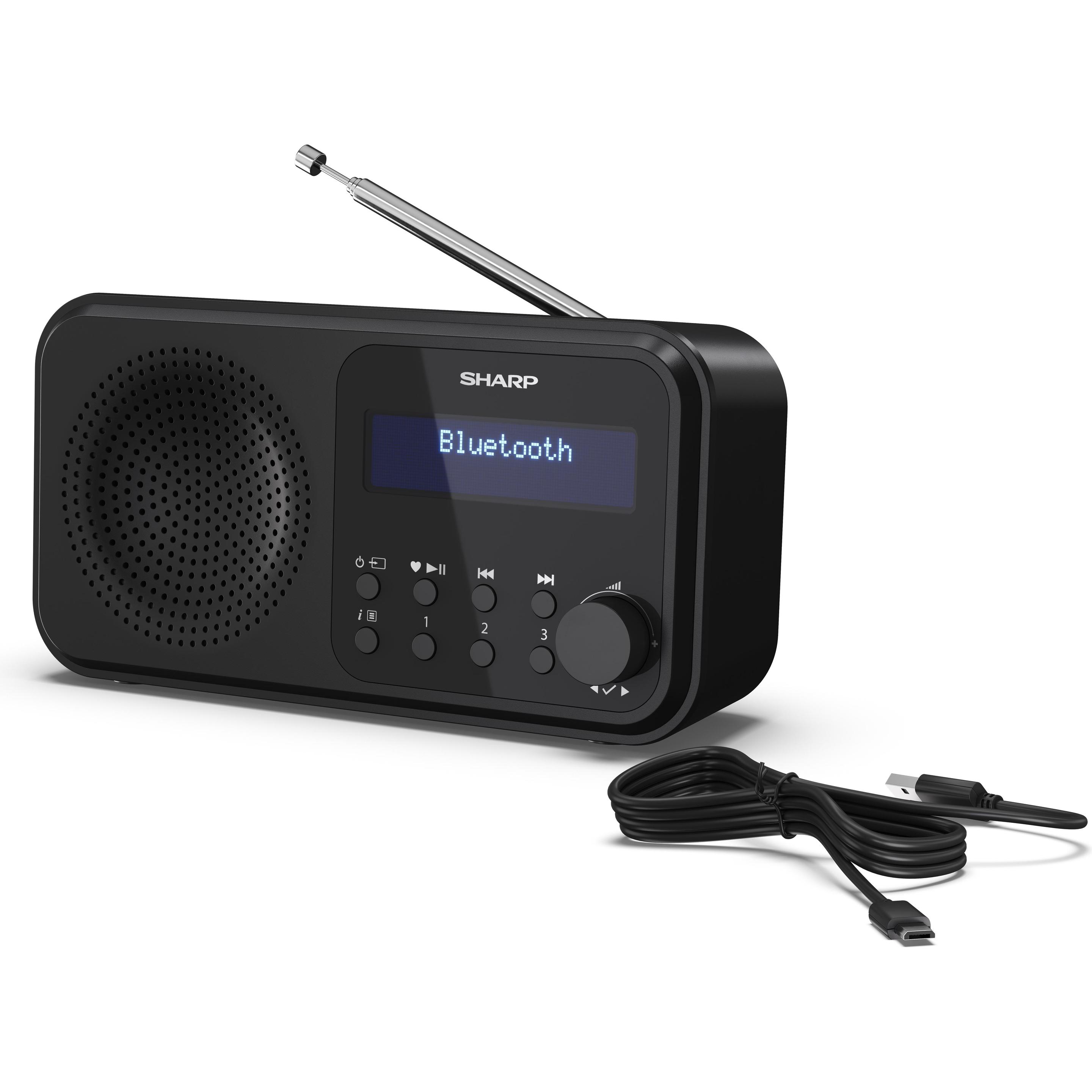 Sharp DR-P420 (DAB, FM, Bluetooth), Radio, Nero