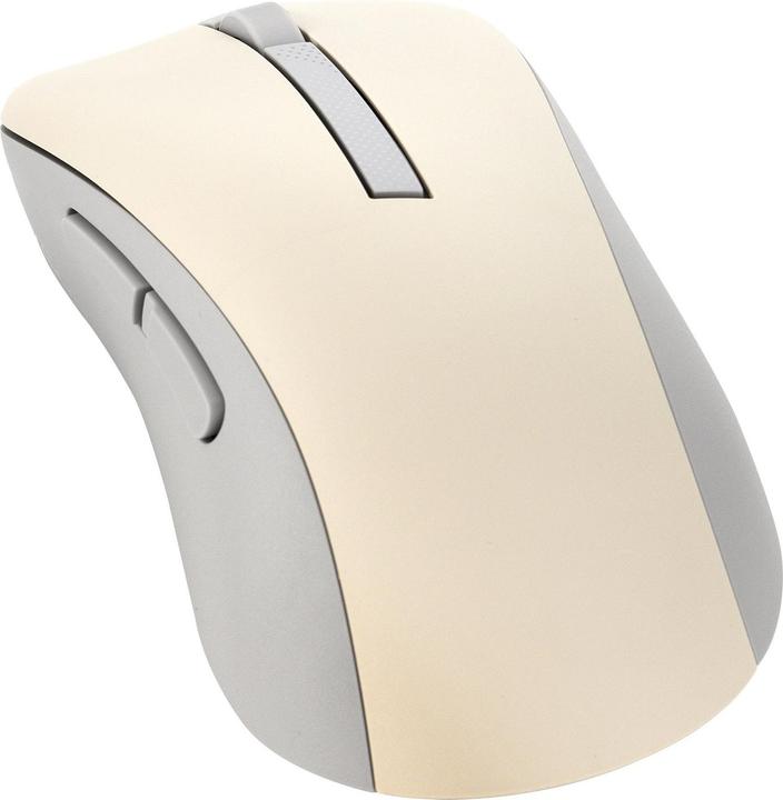 Image du produit ASUS Souris sans fil | MD102 | Souris | 2.4 GHz, Bluetooth | Beige (Sans fil)