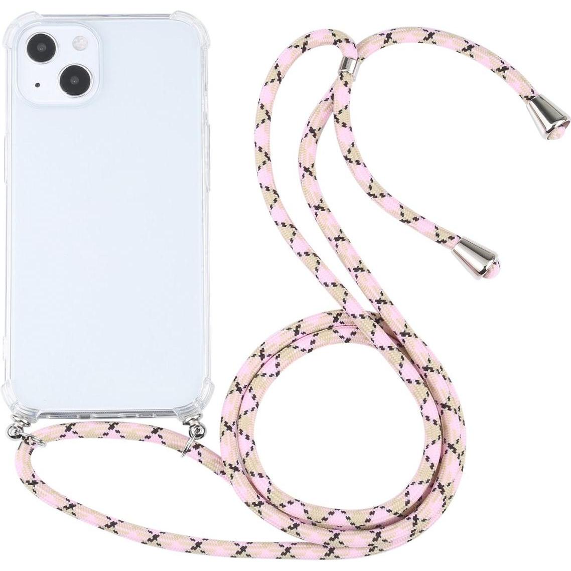 König Design Hülle Handy Schutz für Apple iPhone 13 mini Case Cover Tasche Etuis Bumper Rosa, Handykette, Rosa