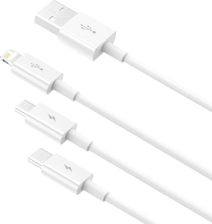 Image du produit Baseus 3 in 1 Multicharger USB-Cable (1.50 m, USB 2.0, 66 W)