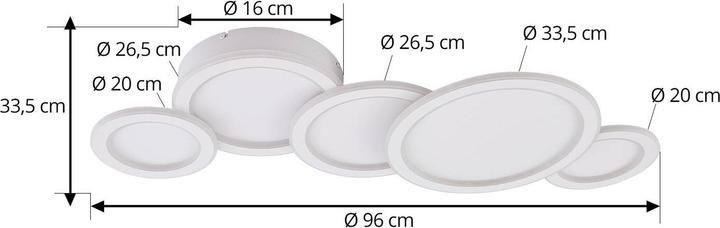 Produktbild Lucande Diala (8200 lm)