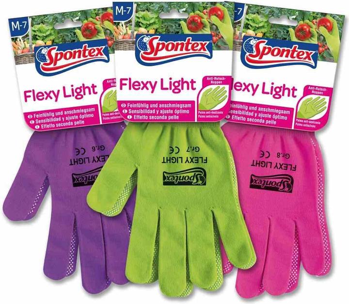Actual product image Spontex Gardening gloves, colour: assorted, size: 7, washable up to 40 °C (7)