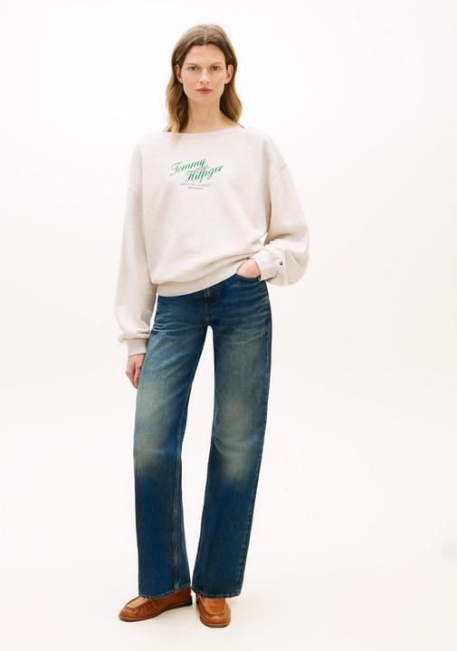 Produktbild Tommy Hilfiger Moderner Schreibschrift-Terry-Pullover Sweatshirt (M)