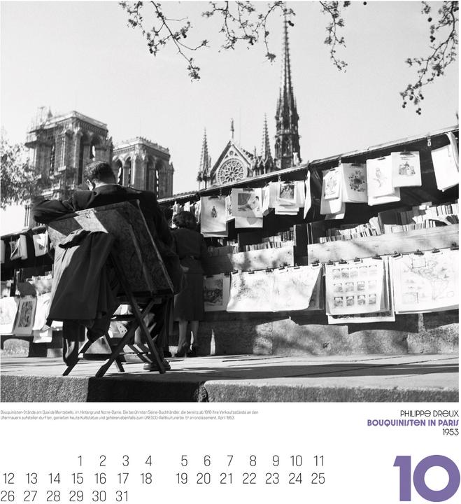 Produktbild Paris, mon amour Kalender 2026 (48 x 54 cm, Harter Einband, Deutsch)